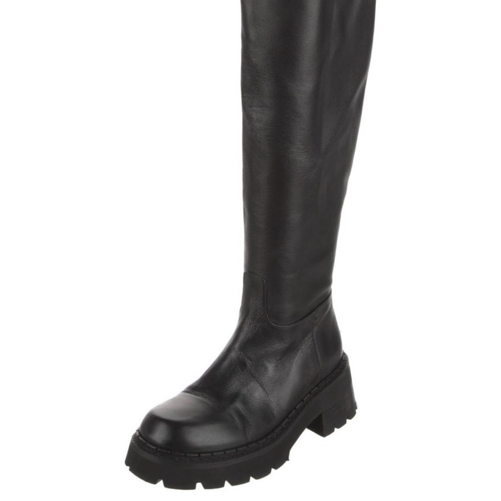 BY FAR Black Leather Boots